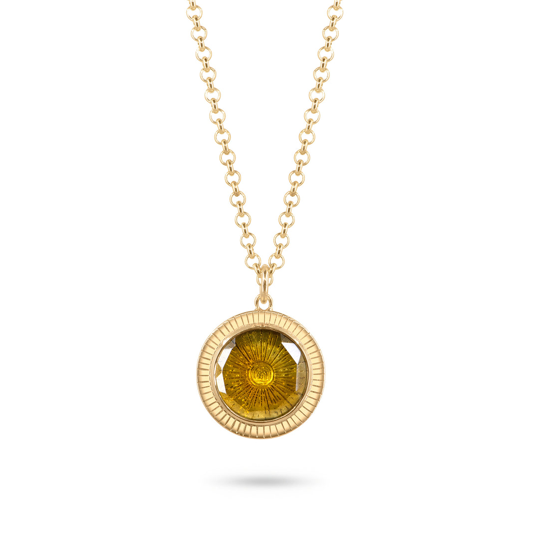 Golden Futures Large Pendant - Sun