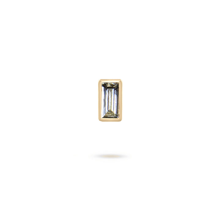 Baguette Diamond Stud