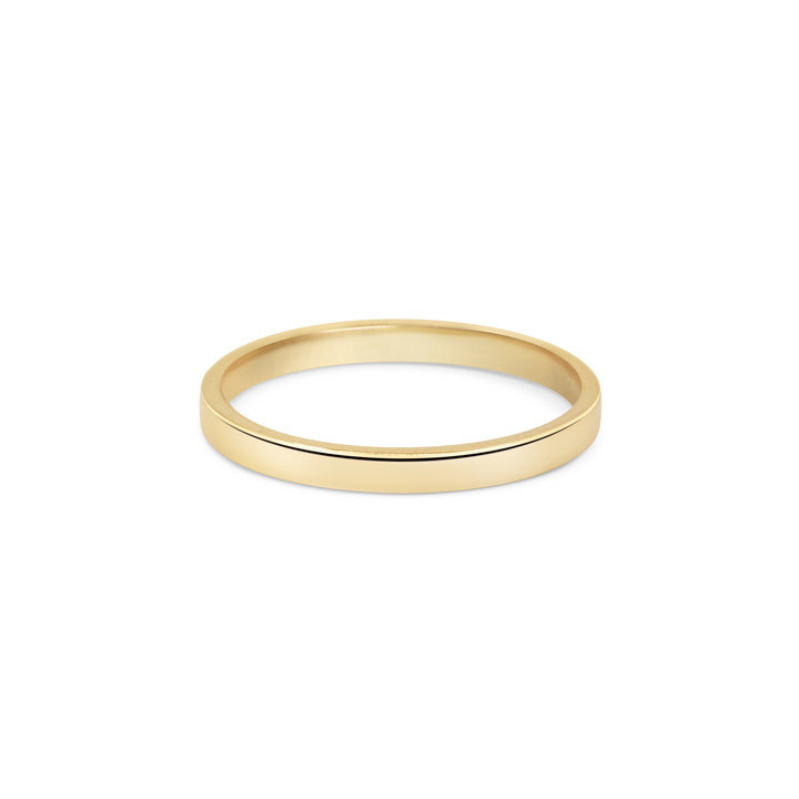 Square Edge Wedding Band