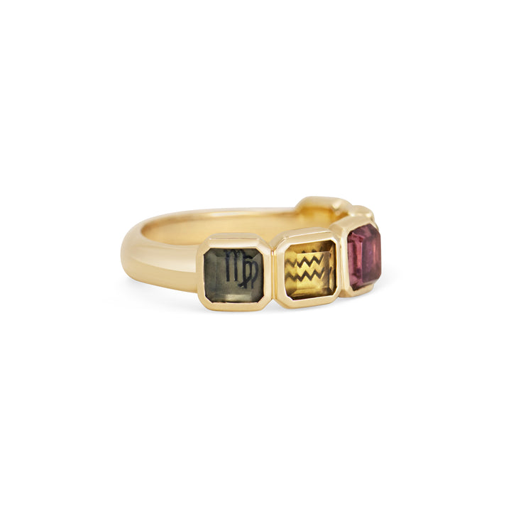 Golden Futures Five Stone Ring