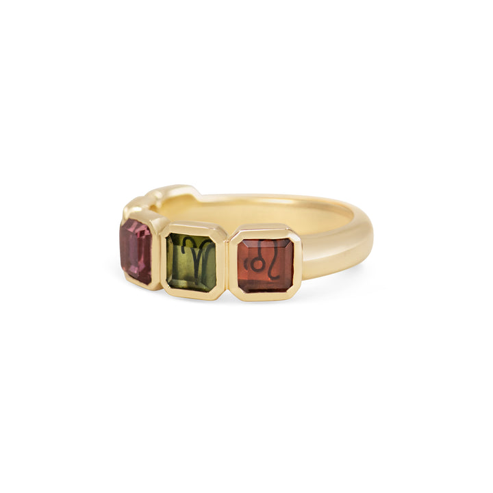 Golden Futures Five Stone Ring