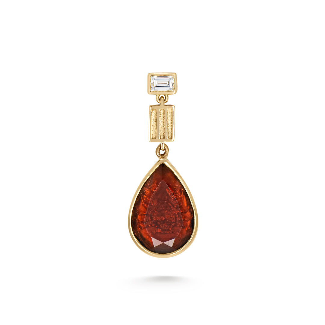 Golden Futures Drop Earrings - Lobster and Crab