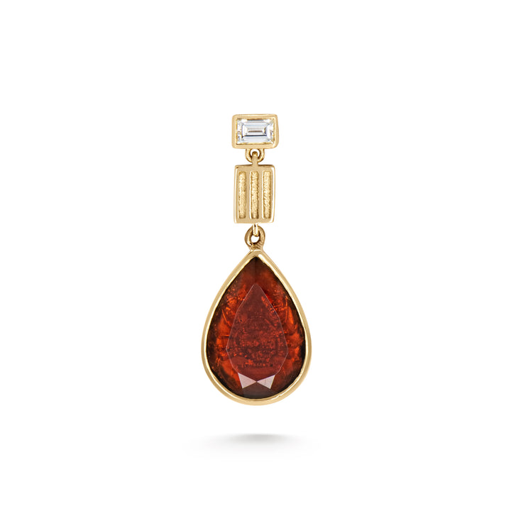 Golden Futures Drop Earrings - Lobster and Crab