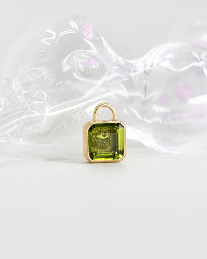 Golden Futures Hoop Charm