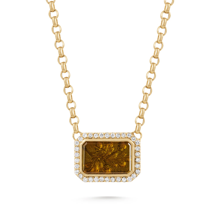 Golden Futures Large Pendant - Acorns