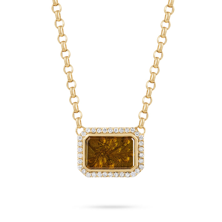 Golden Futures Large Pendant - Acorns