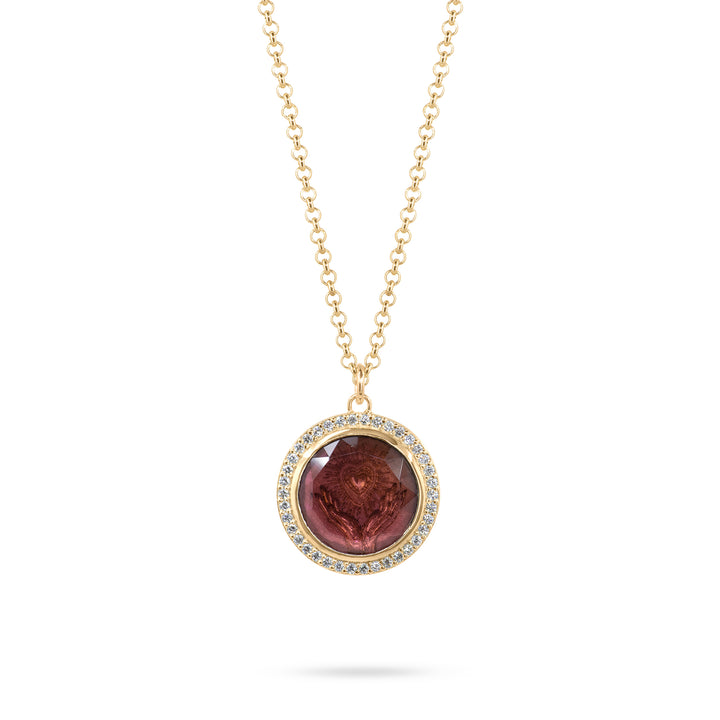 Golden Futures Large Pendant - Heart in Hands