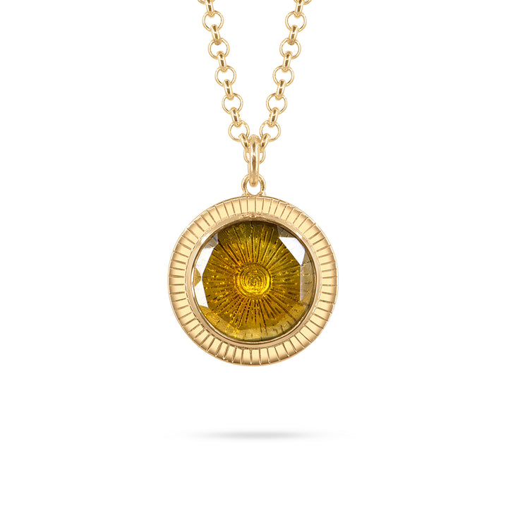 Golden Futures Large Pendant - Sun