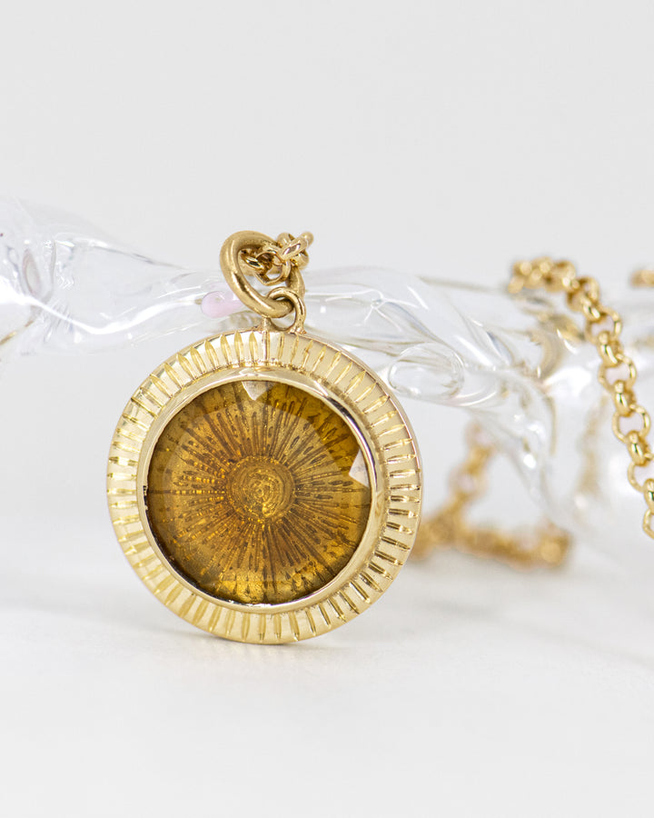 Golden Futures Large Pendant - Sun