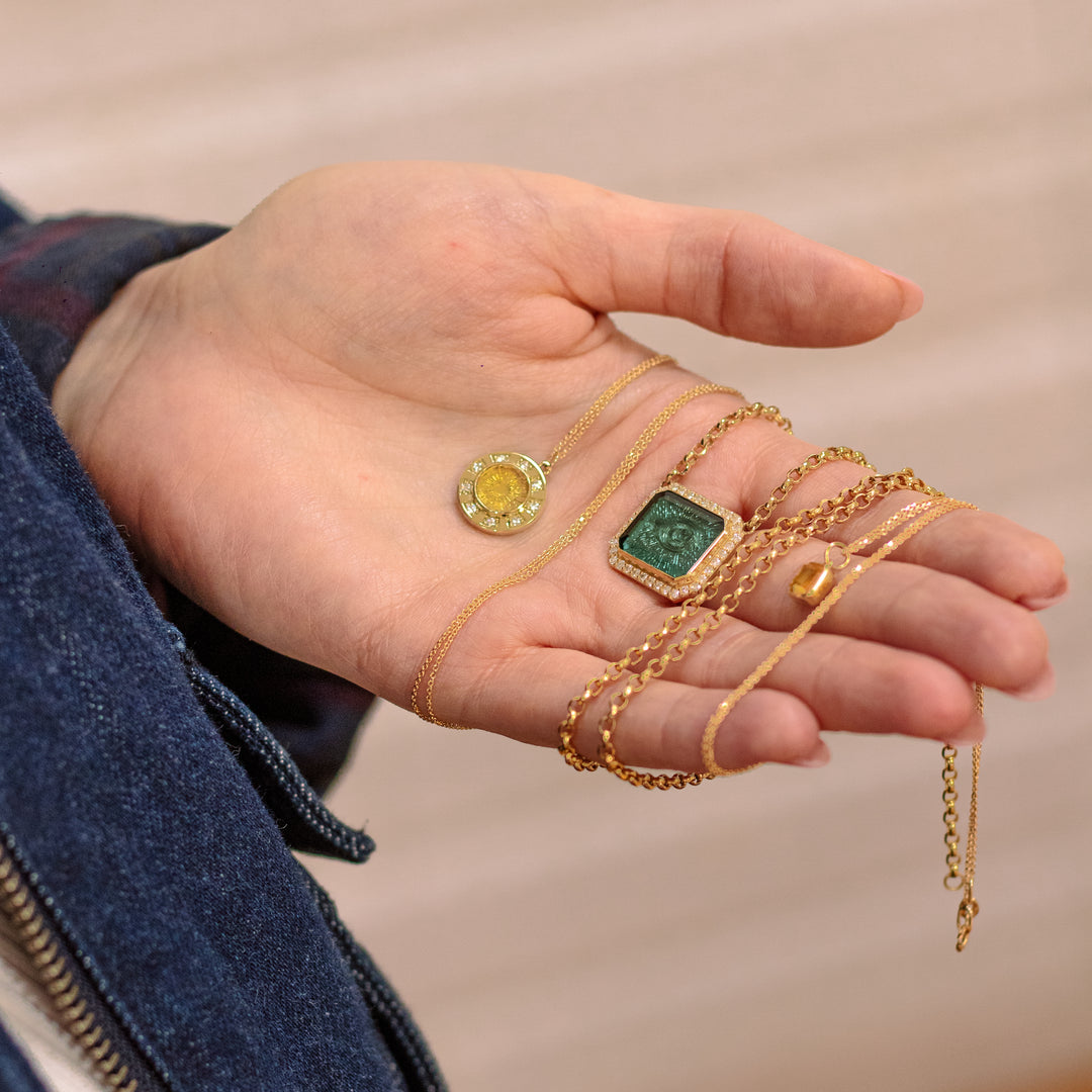 Golden Futures Pendant - Small - Sun