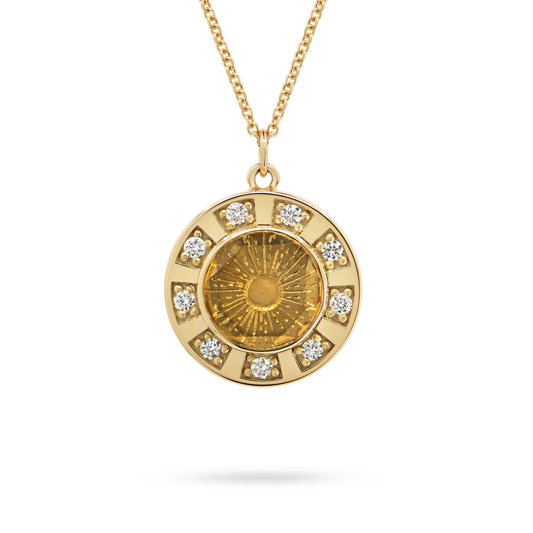 Golden Futures Pendant - Small - Sun