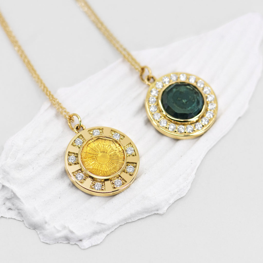 Golden Futures Pendant - Small - Sun