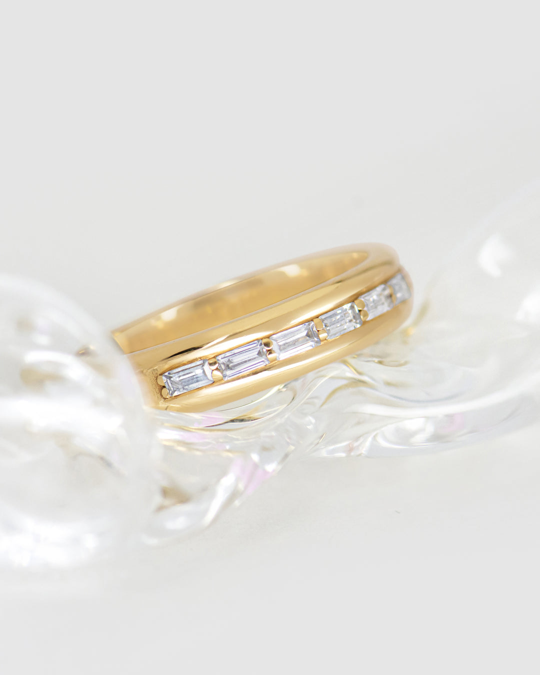 Half Eternity Baguette Ring