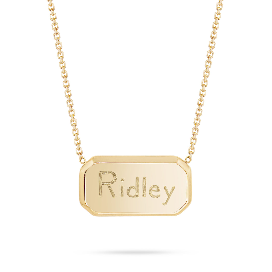 Ingot Pendant - Horizontal