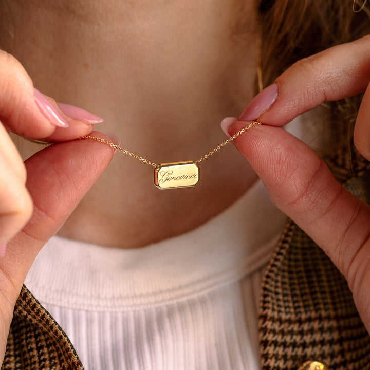 Ingot Pendant - Horizontal