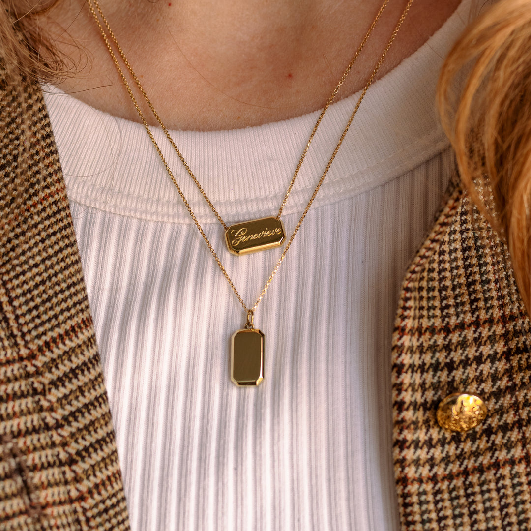 Ingot Pendant - Horizontal