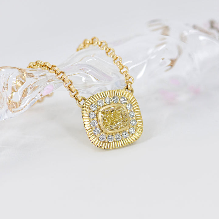 Galaxy Diamond Sunray Pendant