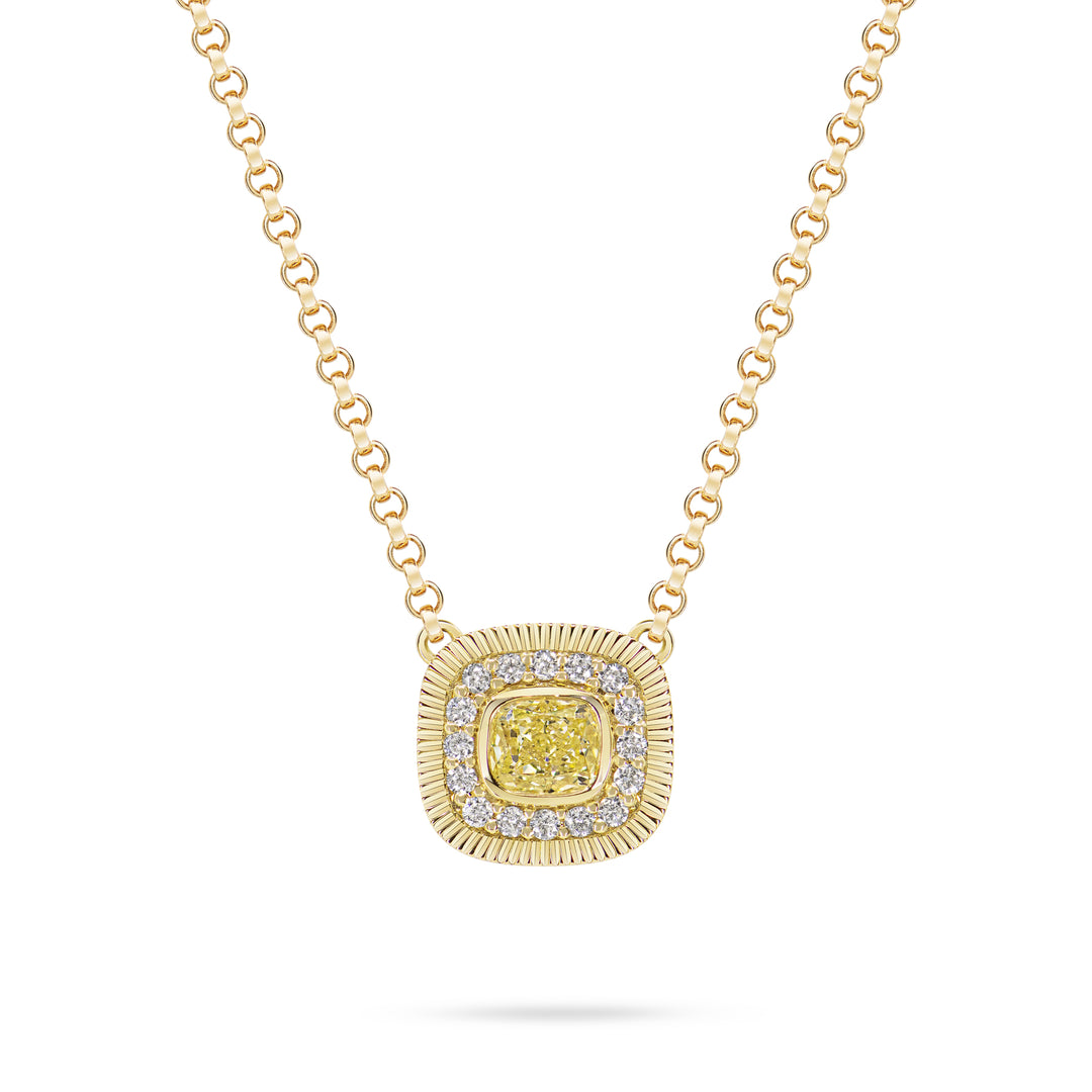 Galaxy Diamond Sunray Pendant