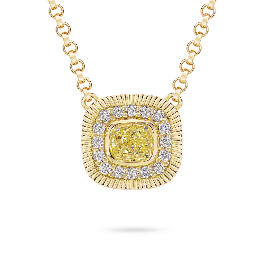 Galaxy Diamond Sunray Pendant