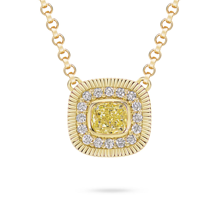 Galaxy Diamond Sunray Pendant