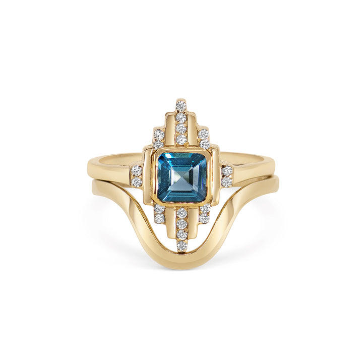 Deeply Curved Wedding Band