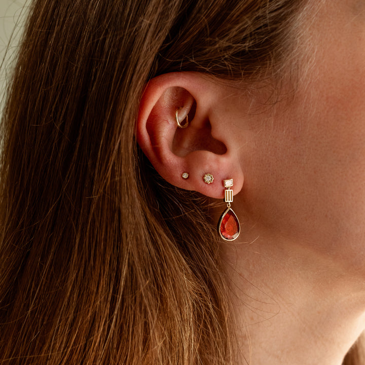 Golden Futures Drop Earrings - Lobster and Crab