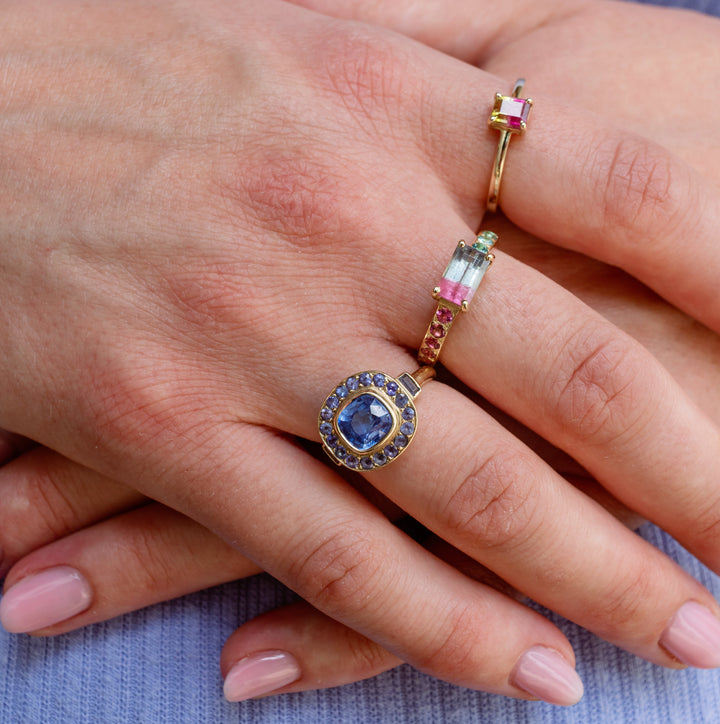 Watermelon Sugar Ring - Horizontal, Single Row Style