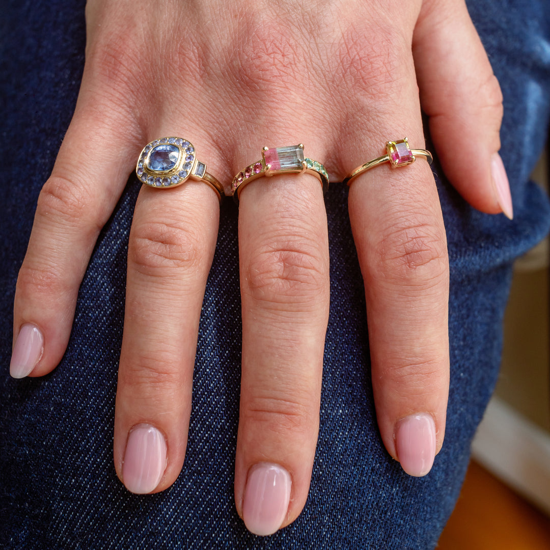 Watermelon Sugar Ring - Smooth Band - Mini