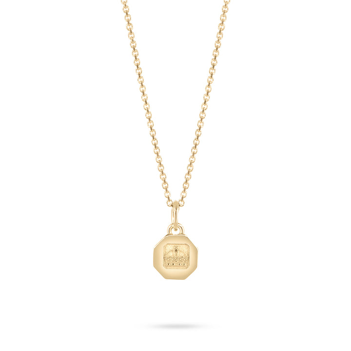 Octagonal Hallmark Pendant