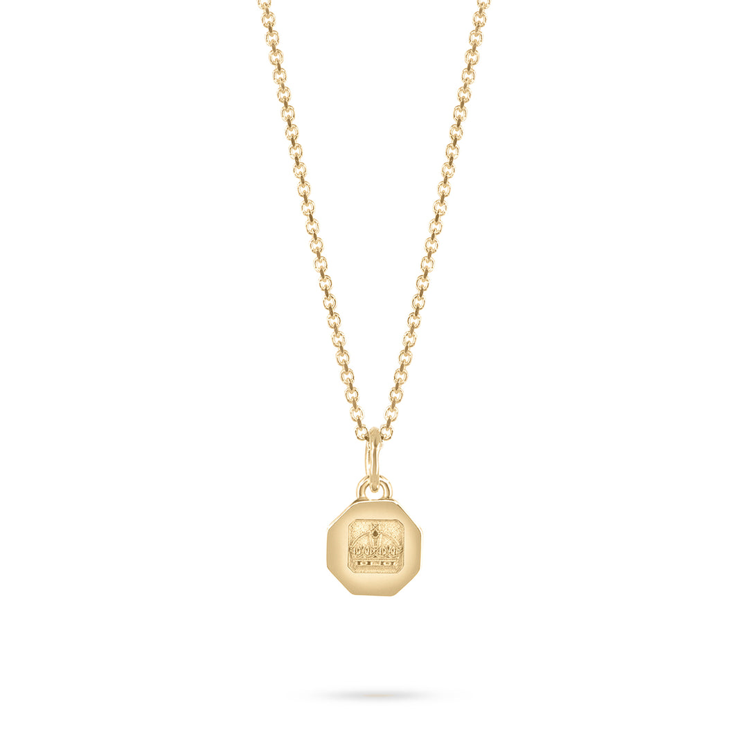 Octagonal Hallmark Pendant