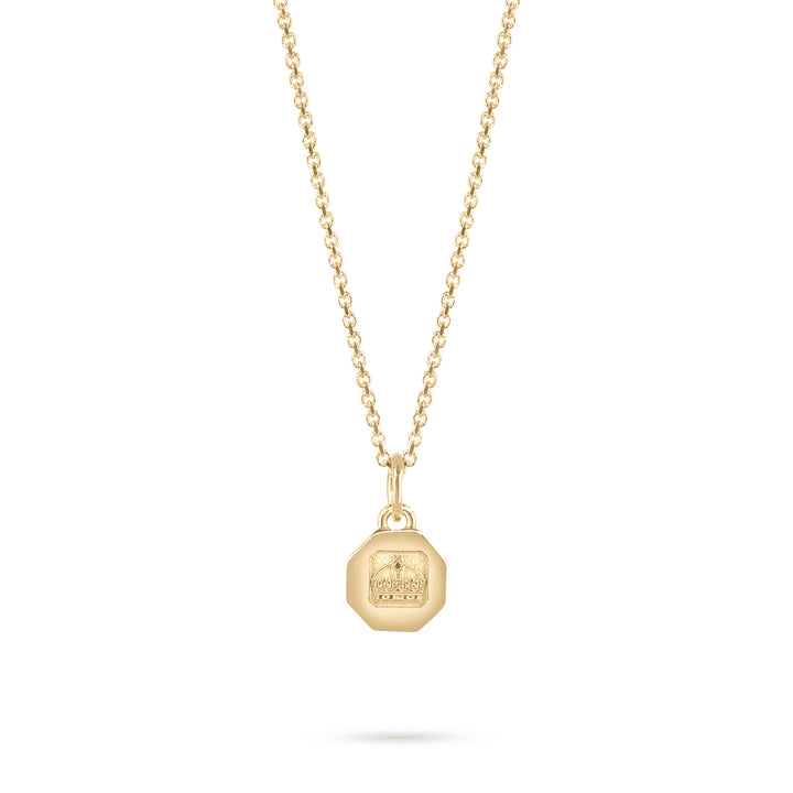 Octagonal Hallmark Pendant