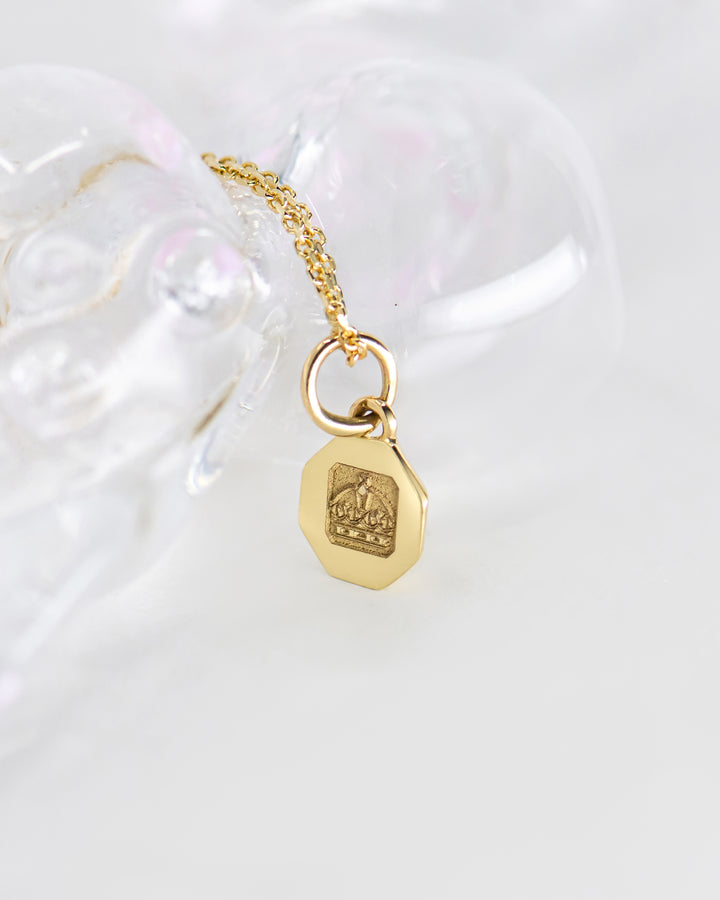 Octagonal Hallmark Pendant