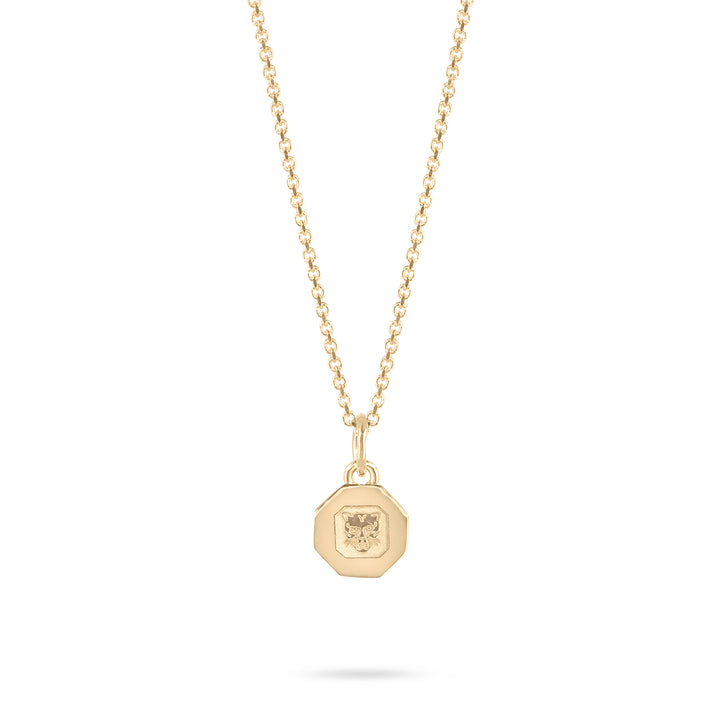 Octagonal Hallmark Pendant