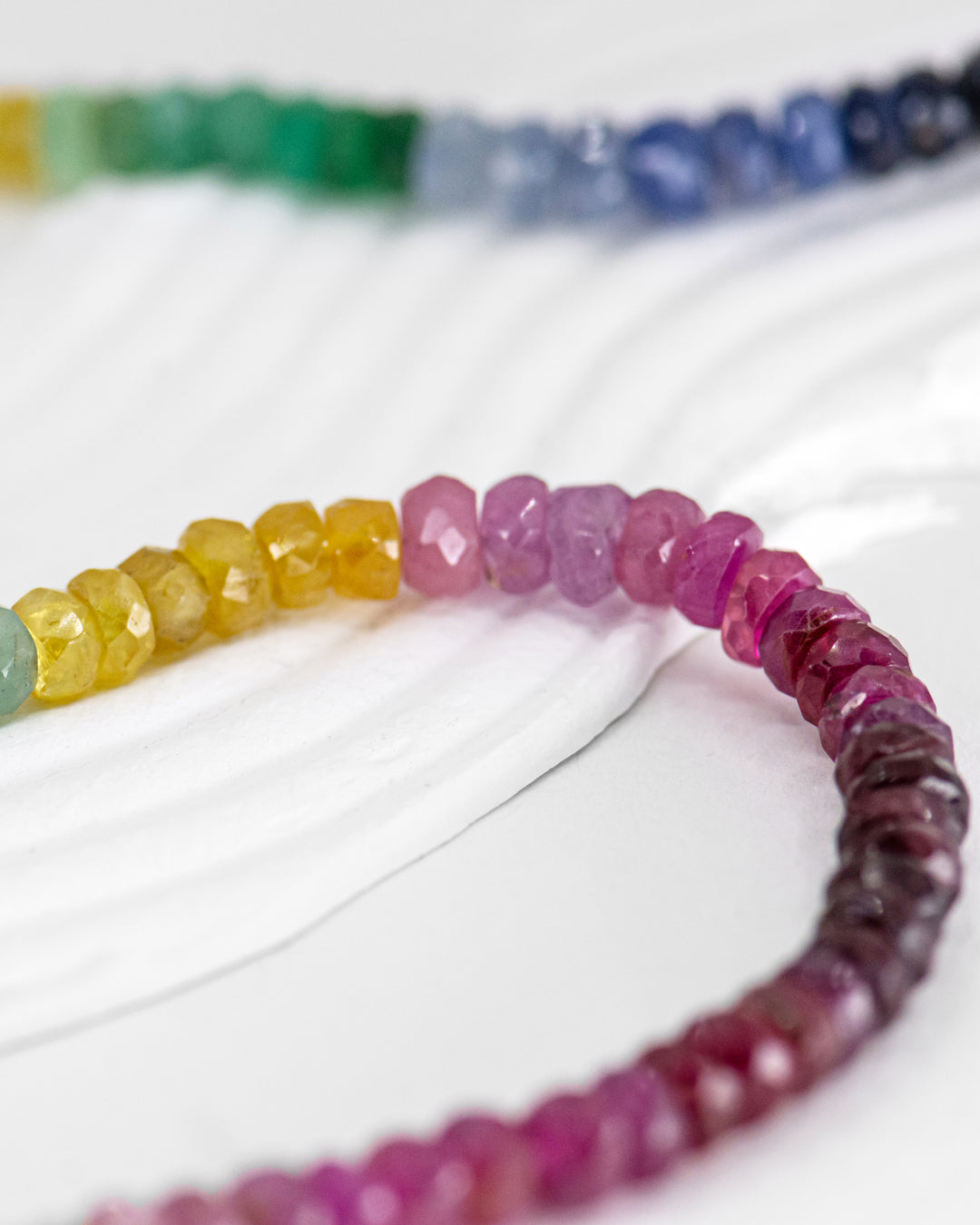 Rainbow Sapphire Necklace