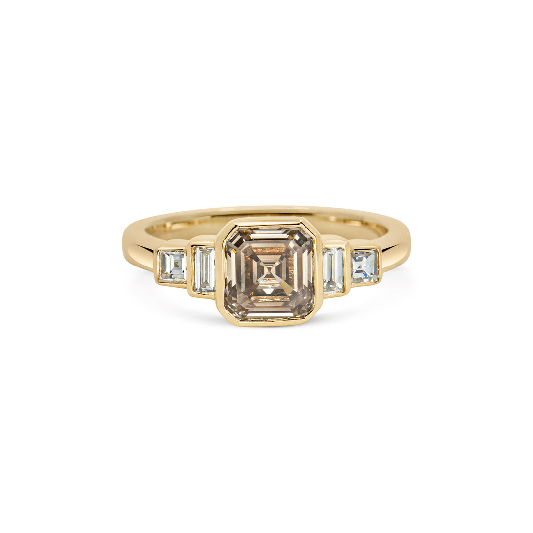 Stepping Stones Engagement Ring