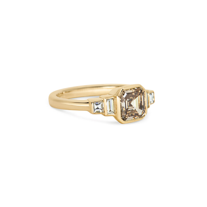 Stepping Stones Engagement Ring