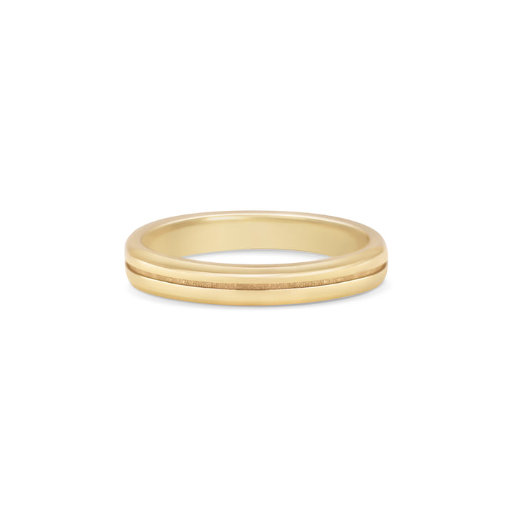 Slim Single Groove Ring