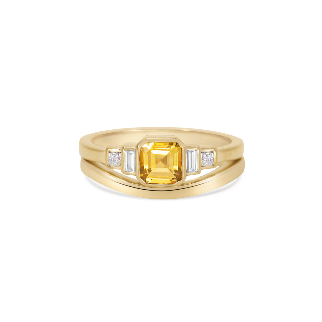 Stepping Stones Engagement Ring