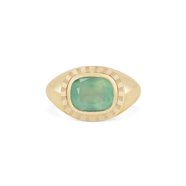 Sunray Signet Ring