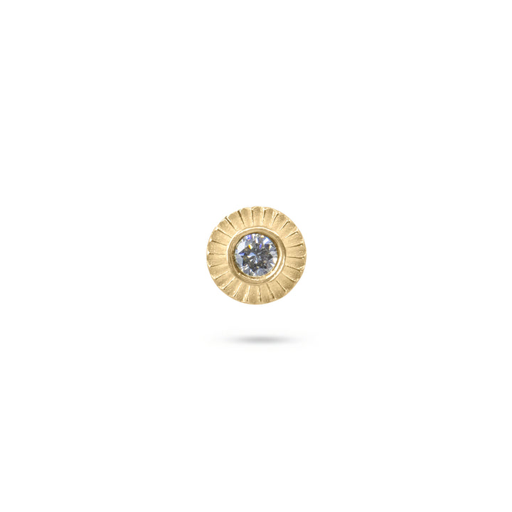 Sunray Diamond Stud