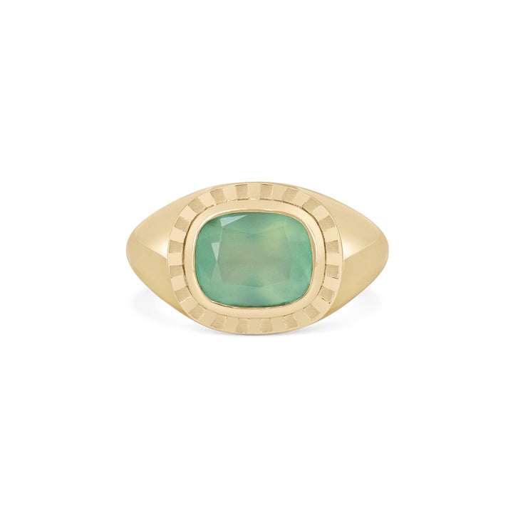 Sunray Signet Ring