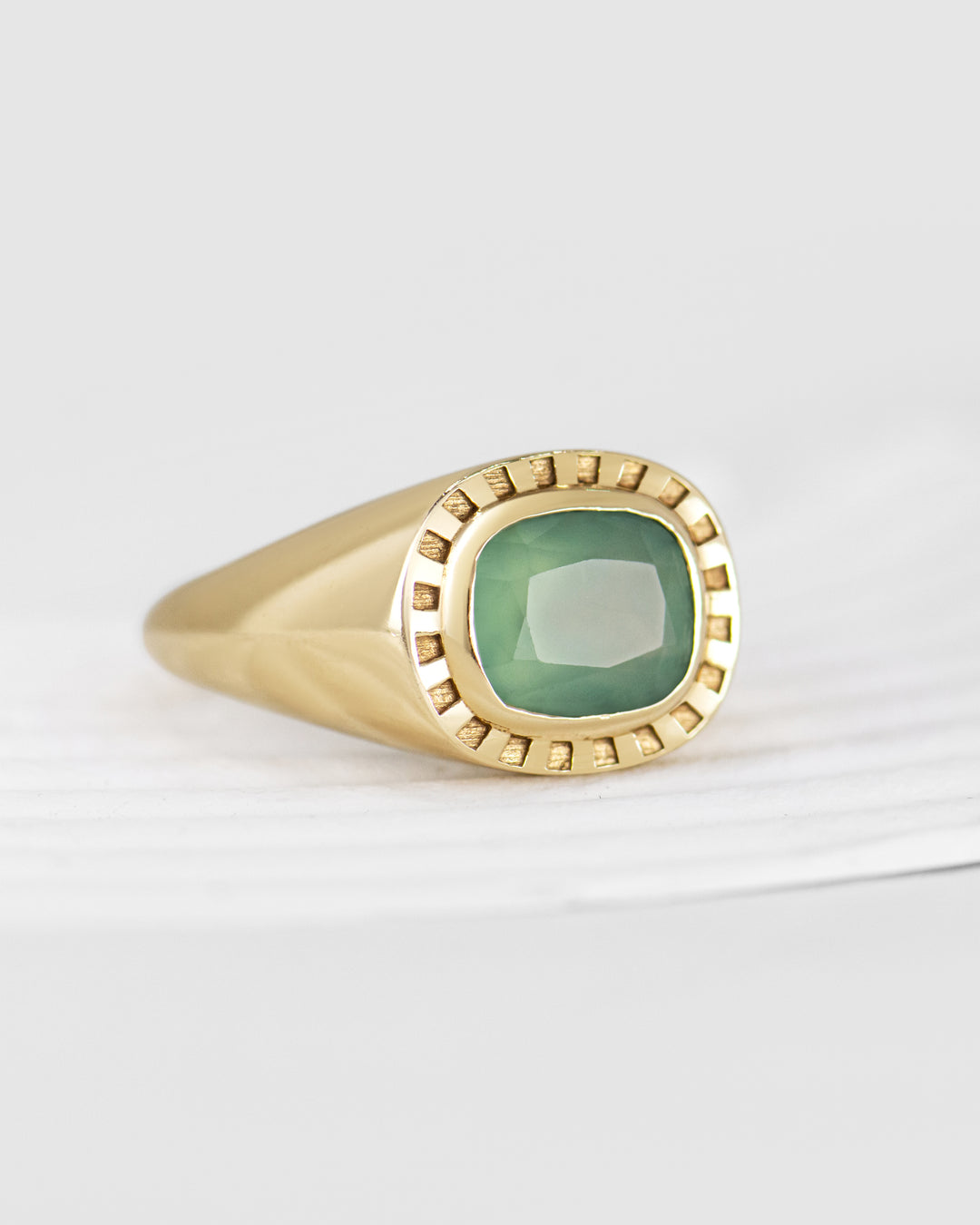 Sunray Signet Ring