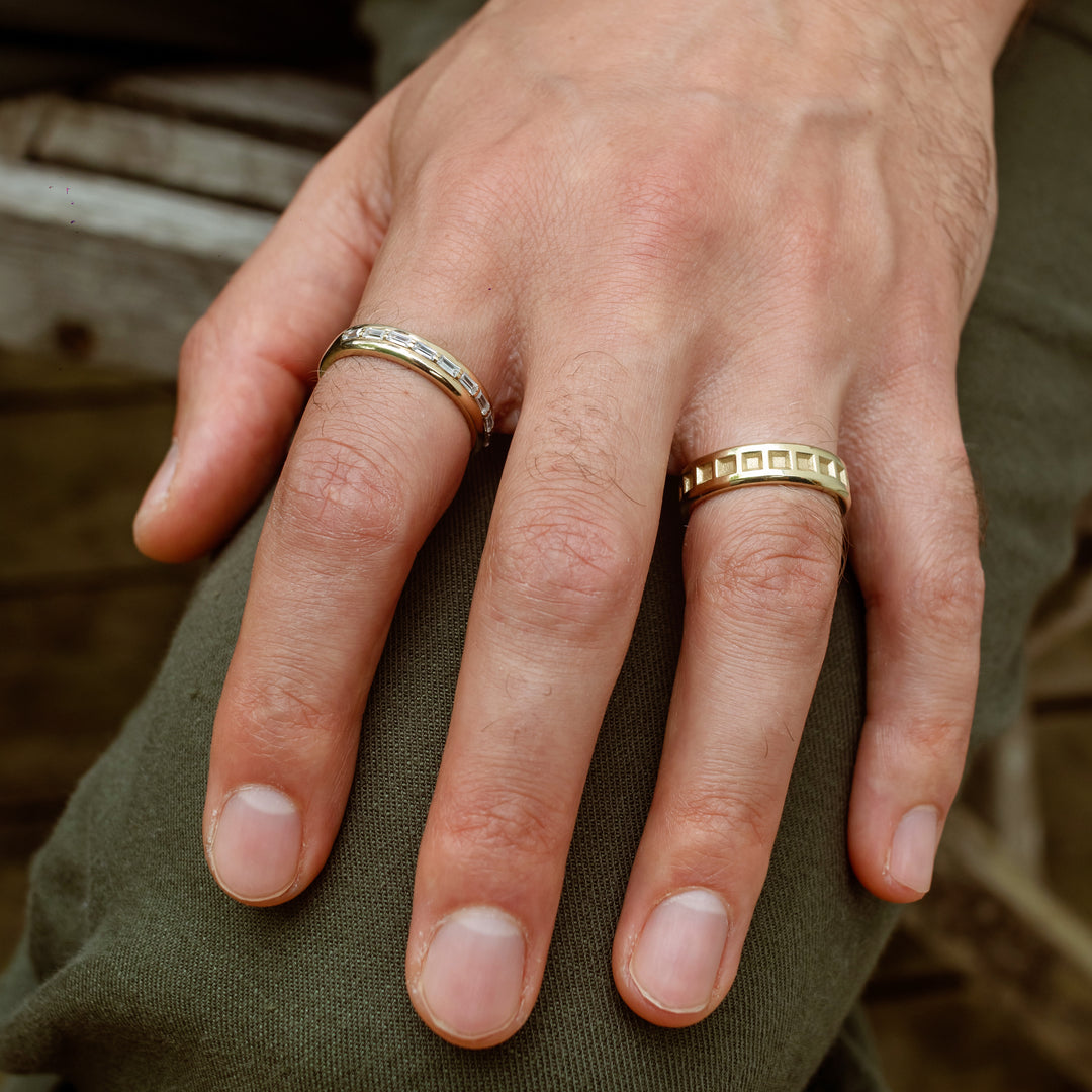 Half Eternity Baguette Ring