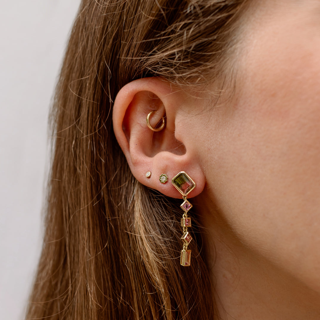Watermelon Sugar Earrings - Zig Zag