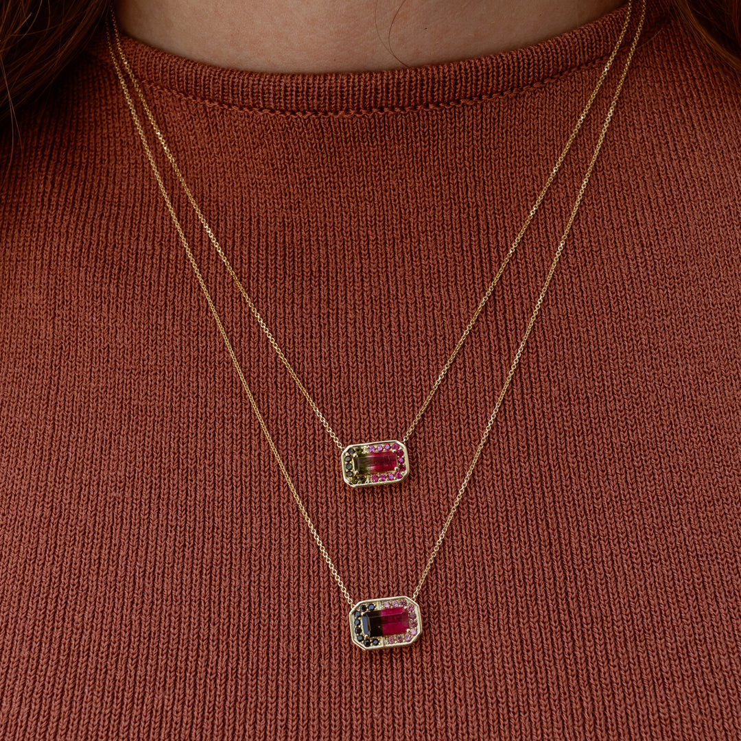 Watermelon Sugar Halo Pendant