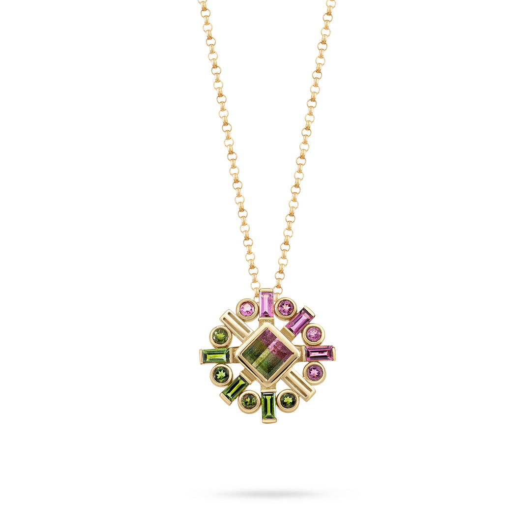 Watermelon Sugar Burst Pendant II