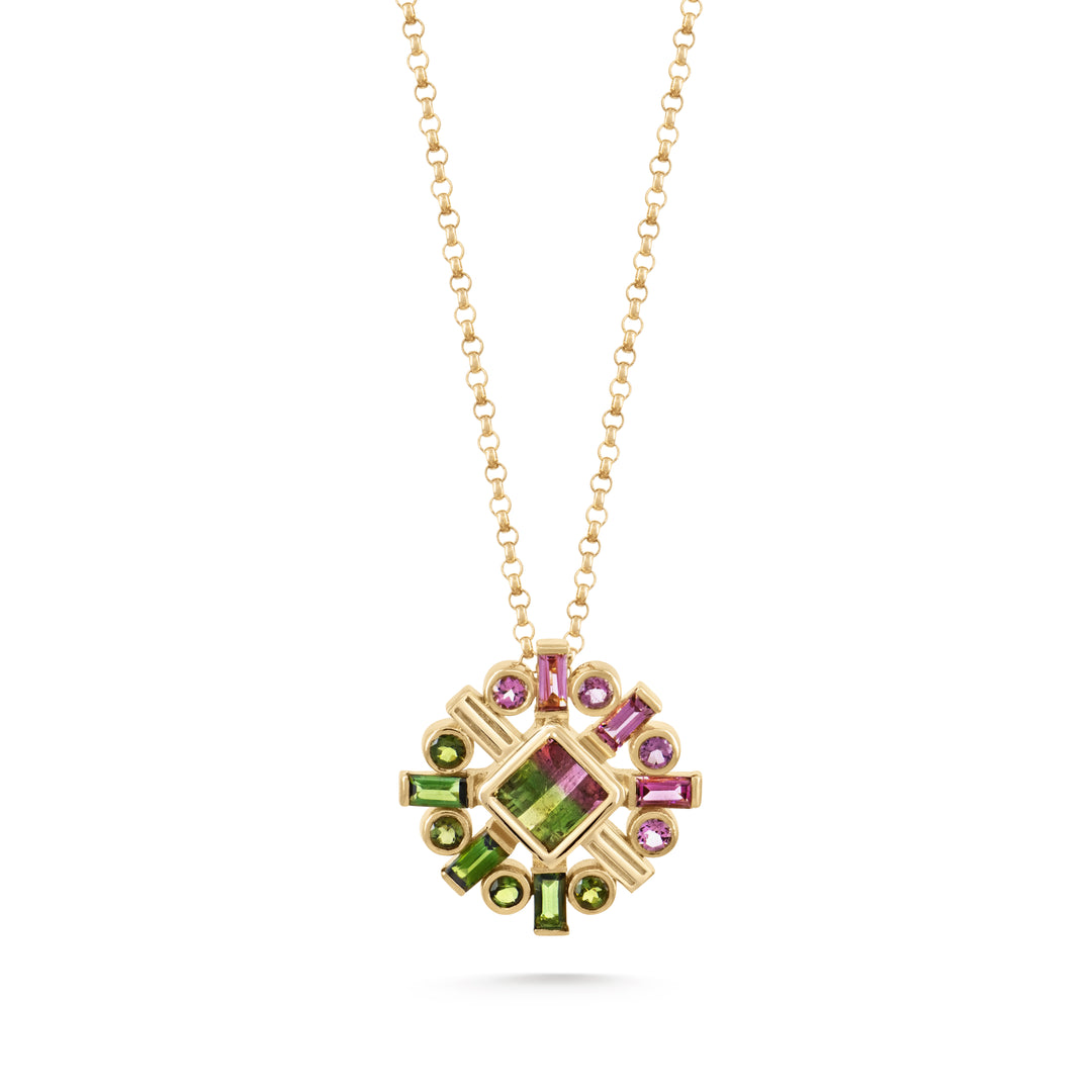 Watermelon Sugar Burst Pendant II