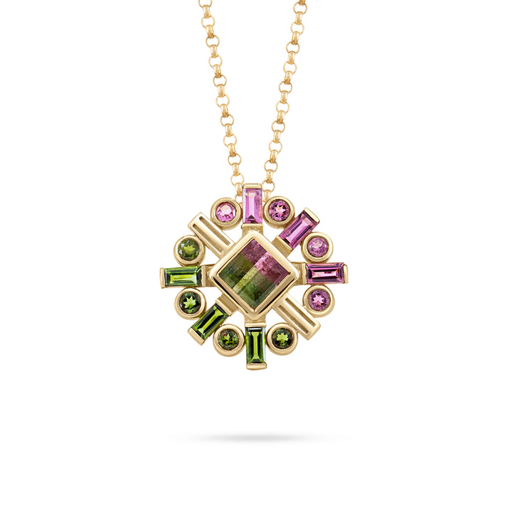 Watermelon Sugar Burst Pendant II