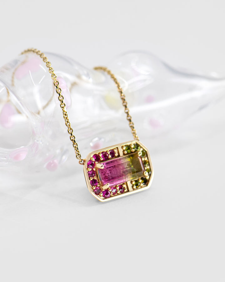 Watermelon Sugar Halo Pendant