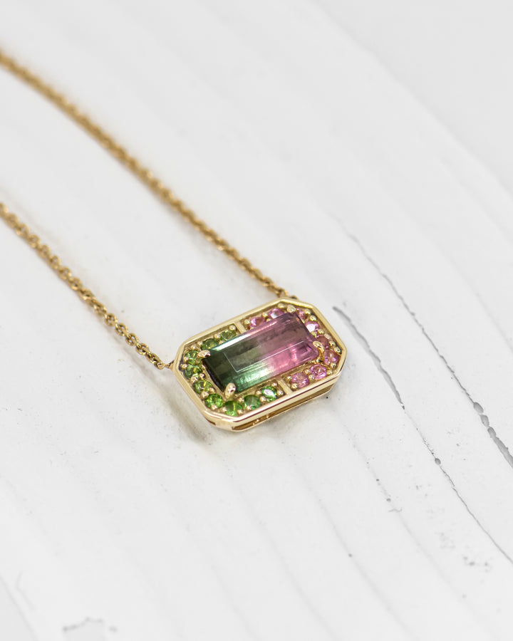 Watermelon Sugar Halo Pendant